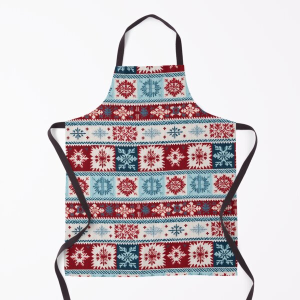 Item preview, Winter Patchwork with Christmas Snowflakes Pattern designed and sold by EvgeniiaSim.
