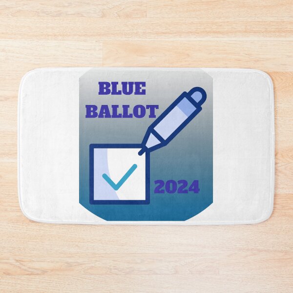 Item preview, Blue Ballot 2024 Elections Vote Blue for Democracy designed and sold by Gemini-PNW.