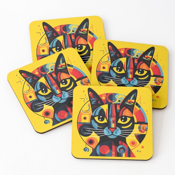 Item preview, Cubism Cat designed and sold by illusupply.