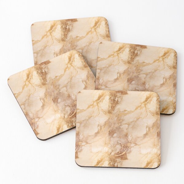 Item preview, Chocolate and Gold Seamless Repeating Marble Tile Pattern designed and sold by PeteRascal.