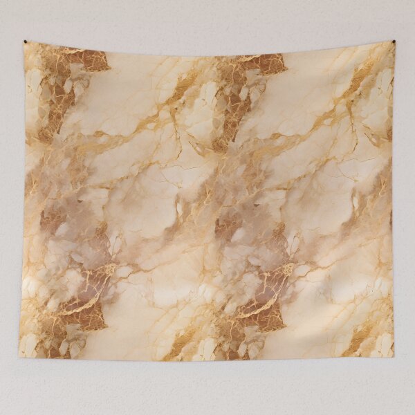 Item preview, Chocolate and Gold Seamless Repeating Marble Tile Pattern designed and sold by PeteRascal.