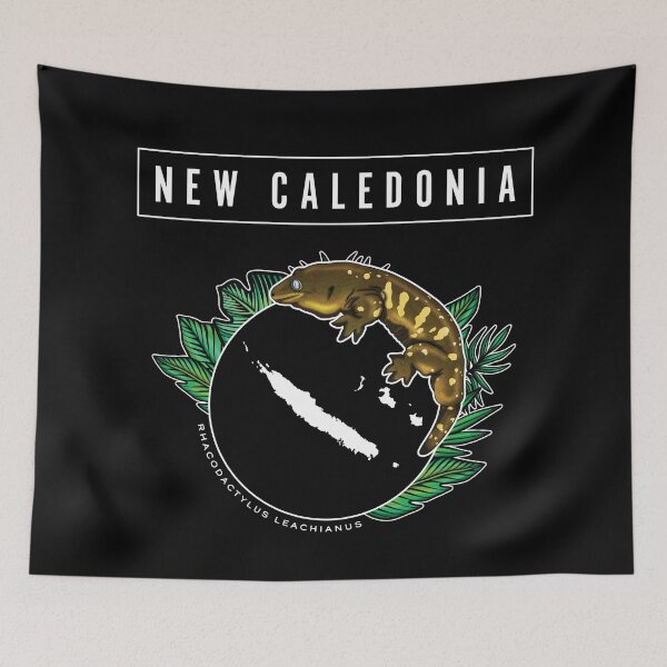 Item preview, New Caledonia Island Map Leachianus Gecko designed and sold by HauntedHerps.