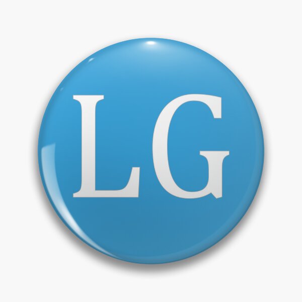 Item preview, LG Initials Monogram Elegant White Letters designed and sold by Jeallan Designs.