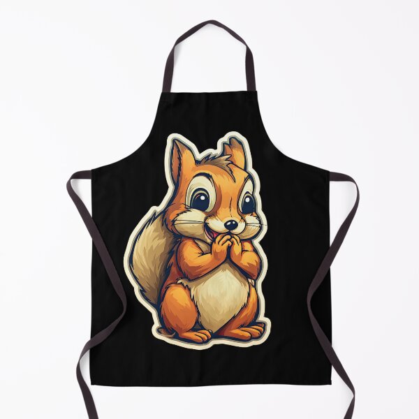 Item preview, Cute squirrel with a charming smile designed and sold by WallGemsArt.