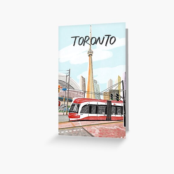 Item preview, Toronto Landmarks - CN Tower and Tram designed and sold by joqiao.