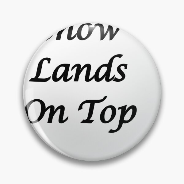 Item preview, Snow Lands On Top Sticker designed and sold by RundownShirts.