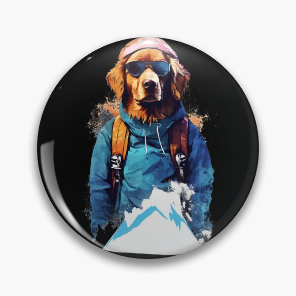 Item preview, Ski Dog in Ski Googles designed and sold by AnnaMDesign.