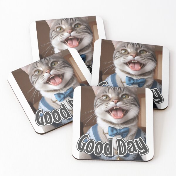 Item preview, AI-Generated Cat 01 "Good Day" designed and sold by Cliff-Qi.