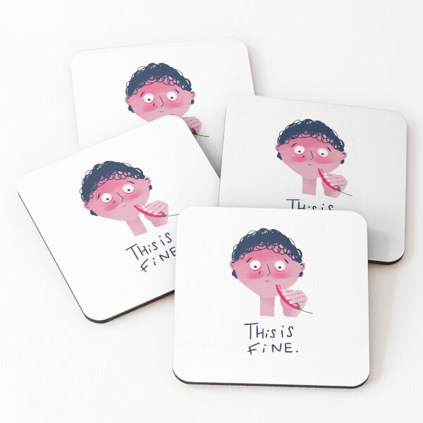 Item preview, This is fine. designed and sold by Tlu-illus.