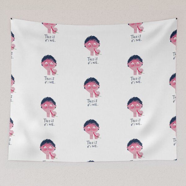 Item preview, This is fine. designed and sold by Tlu-illus.