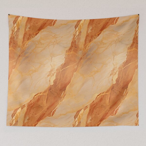 Item preview, Chocolate and Gold Seamless Repeating Marble Tile Pattern designed and sold by PeteRascal.