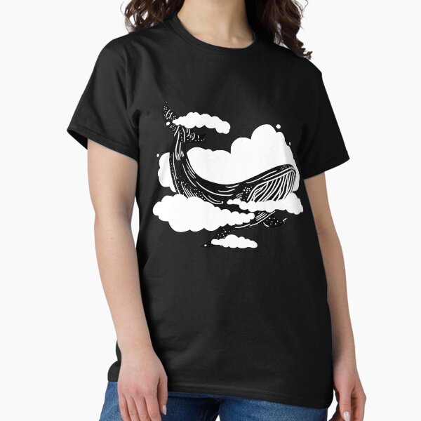 Item preview, Whale T-shirt men’s printed casual shirt “Premium whale” designed and sold by flexify.