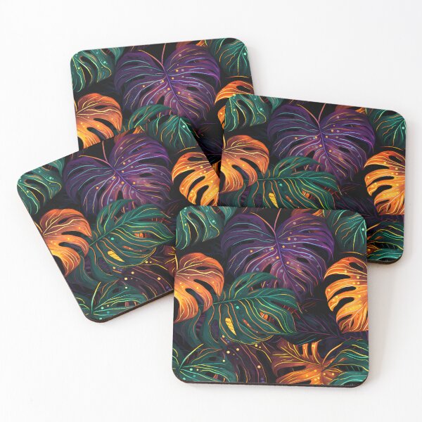 Item preview, Tropical Leaves Abstract Pattern designed and sold by HisoTorDesign.