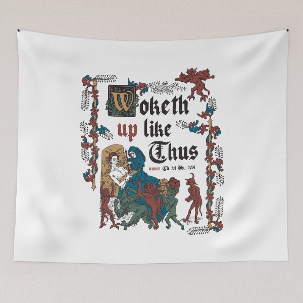 Item preview, Woke Up Like This - funny retro vintage English history designed and sold by Nemons.