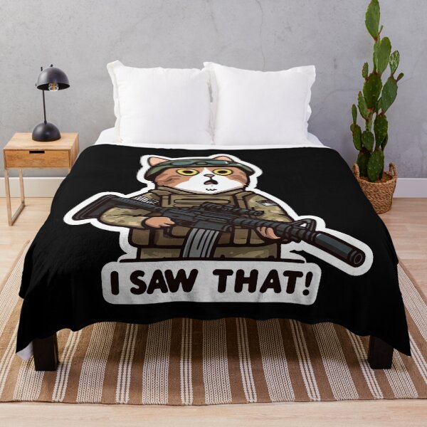 Item preview, I SAW THAT meme Cat Army designed and sold by plushism.