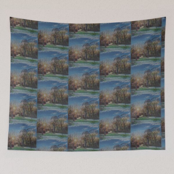 Item preview, Dawns Embrace - snow in Victoria Park designed and sold by LittleLiz.
