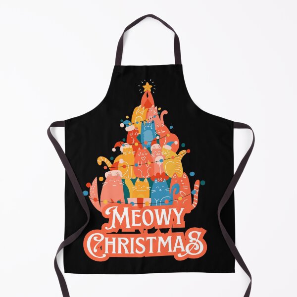 Item preview, Meowy Christmas, funny Cat lover Merry Christmas designed and sold by EleganceEasel.