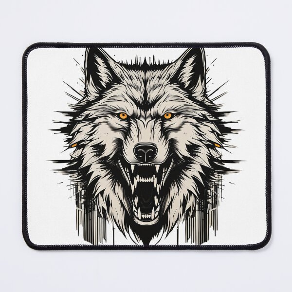 Item preview, Fierce Wolf Head designed and sold by boyangyang.