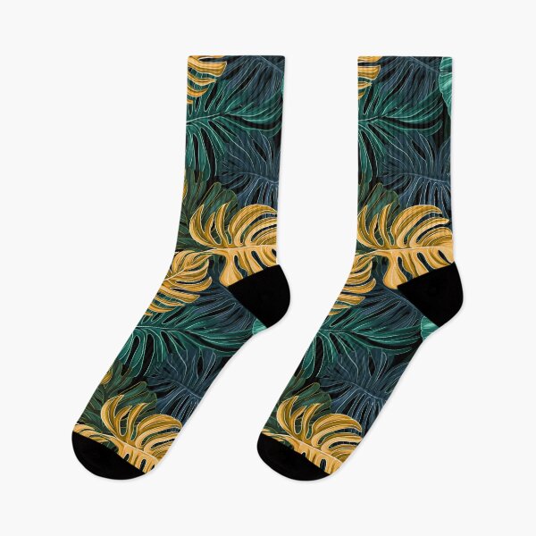 Item preview, Tropical Leaves Abstract Pattern designed and sold by HisoTorDesign.