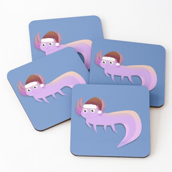 Item preview, Axolotl That is Friend Shaped (christmas) designed and sold by Tweetyeti.