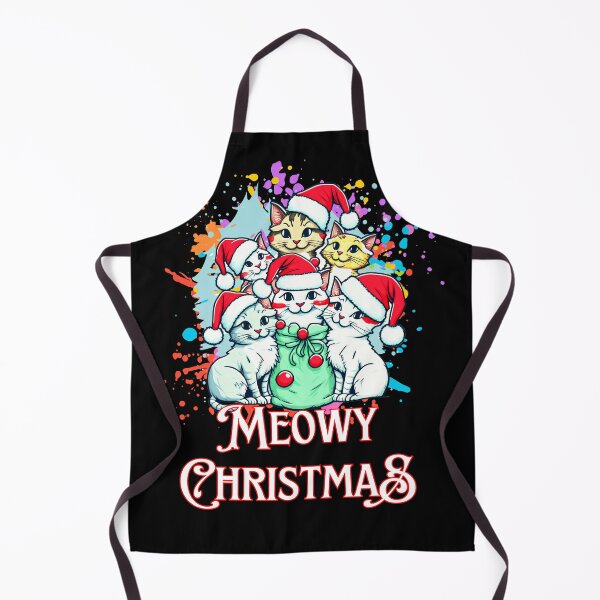 Item preview, Meowy Christmas, funny Cat lover Merry Christmas designed and sold by EleganceEasel.