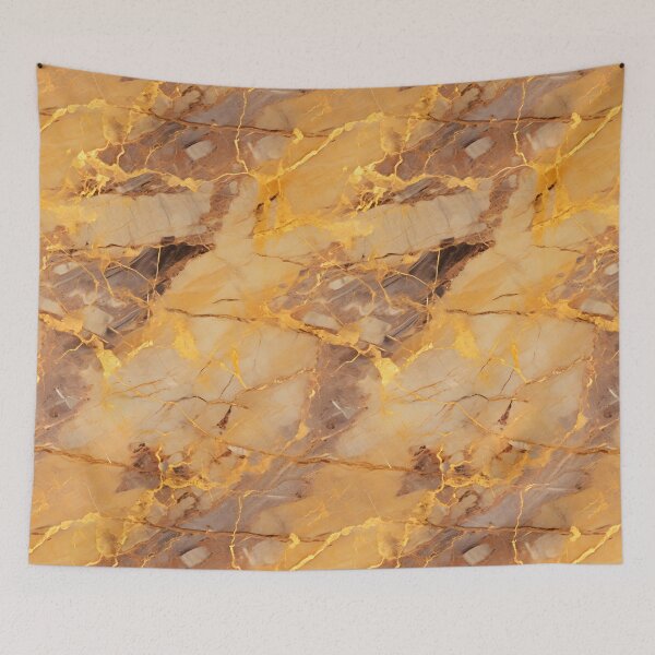 Item preview, Chocolate and Gold Seamless Repeating Marble Tile Pattern designed and sold by PeteRascal.