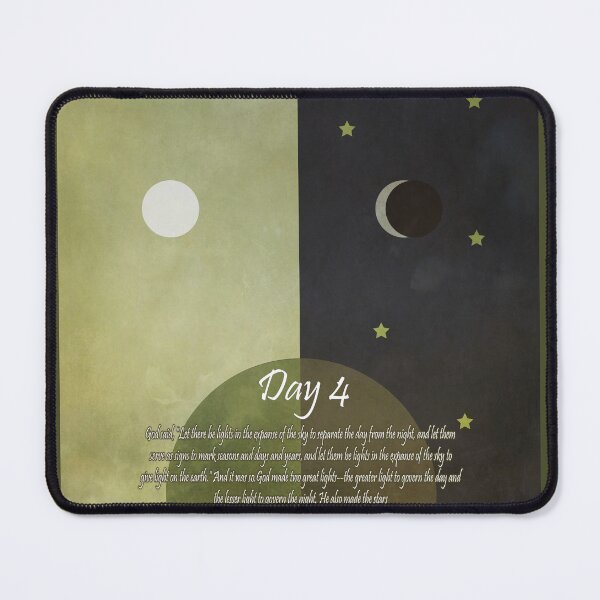 Item preview, christian abstract minimal art - genesis bible verse art - day 4 of creation - creation of sun, moon and stars - series02 designed and sold by ZechJohnRB.