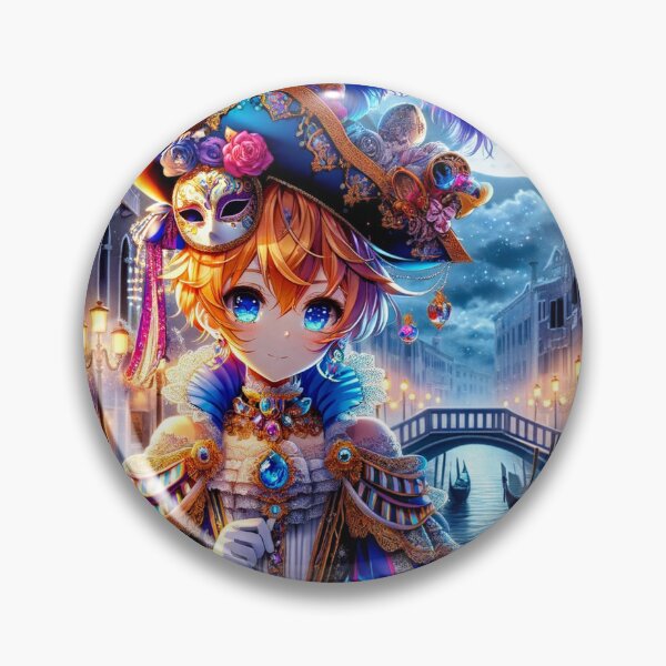 Item preview, Moonlit Masquerade: Venice Meets Anime designed and sold by Art-of-AI.
