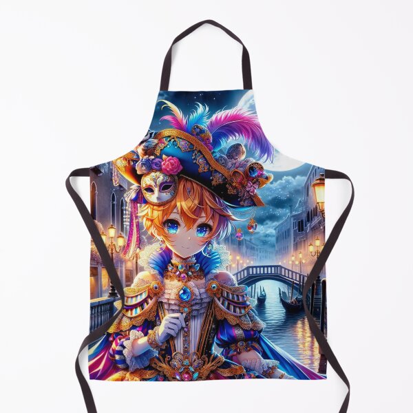Item preview, Moonlit Masquerade: Venice Meets Anime designed and sold by Art-of-AI.