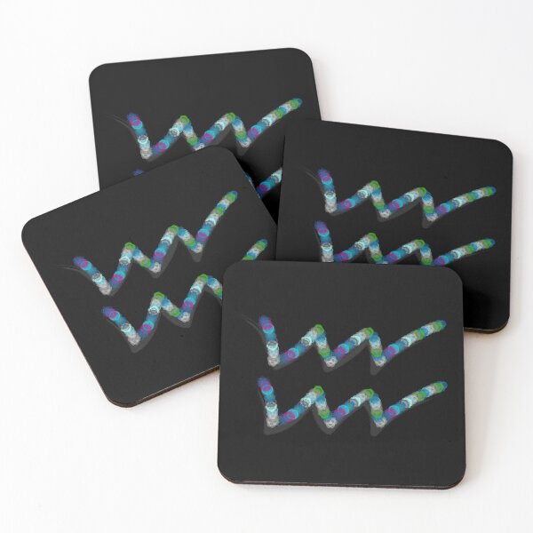 Item preview, Spirograph Aquarius Zodiac Horoscope Symbol designed and sold by RachelEDesigns.