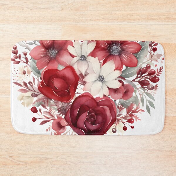 Item preview, Winter flower arrangement in the shape of a heart designed and sold by dcrc.