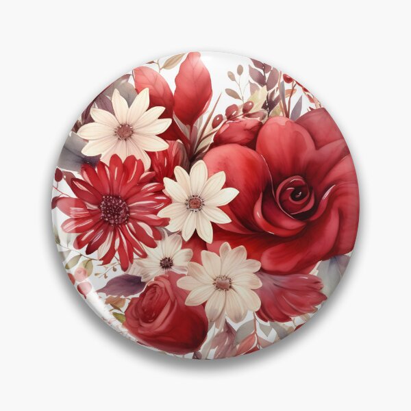 Item preview, Winter flower arrangement in the shape of a heart designed and sold by dcrc.