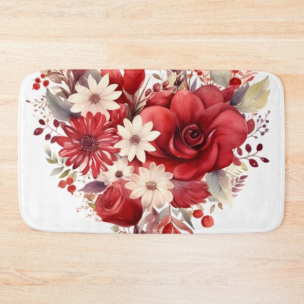 Item preview, Winter flower arrangement in the shape of a heart designed and sold by dcrc.