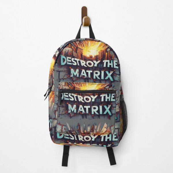 Item preview, Destroy the Matrix Text on Brick wall exploding designed and sold by BluedarkArt.