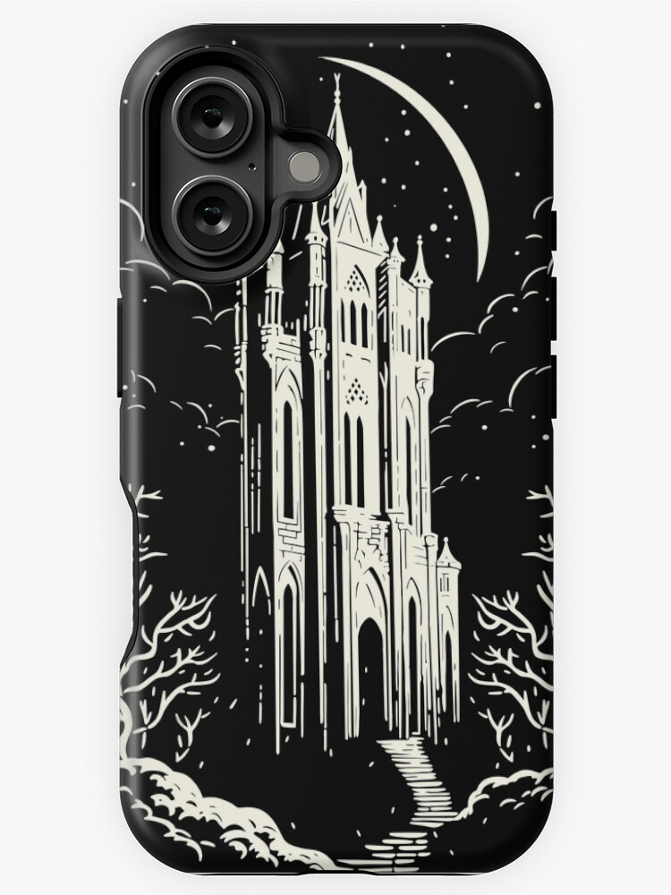 Imagen 1 de 4, Funda de iPhone con la obra Castillo gótico de Drácula, diseñada y vendida por daianaart.