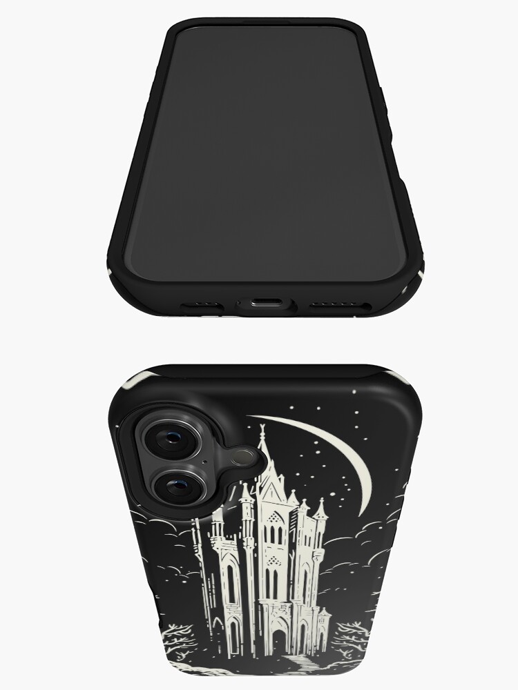 Imagen 3 de 4, Funda de iPhone con la obra Castillo gótico de Drácula, diseñada y vendida por daianaart.
