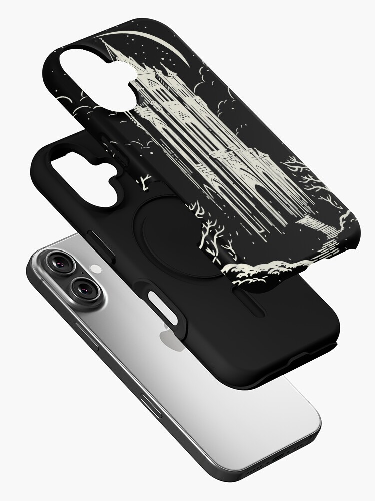 Imagen 2 de 4, Funda de iPhone con la obra Castillo gótico de Drácula, diseñada y vendida por daianaart.