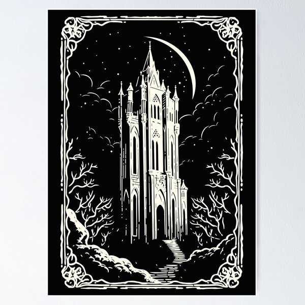 Item preview, Gothic Dracula Castle designed and sold by daianaart.