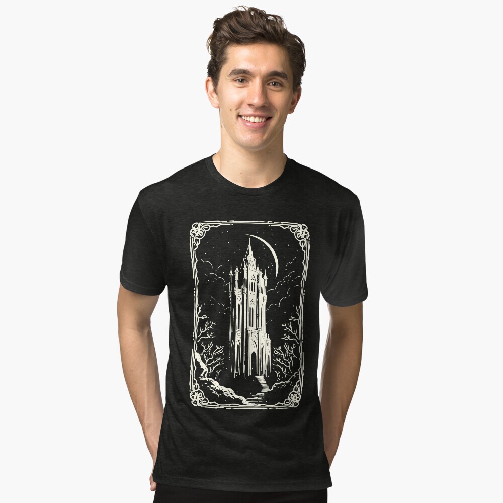 Vista previa del artículo con la obra «Camiseta de tejido mixto», diseñado y vendido por daianaart.