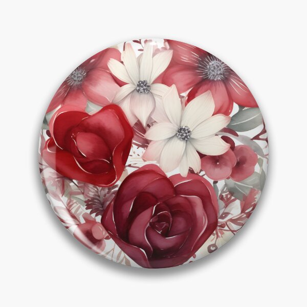 Item preview, Winter flower arrangement in the shape of a heart designed and sold by dcrc.