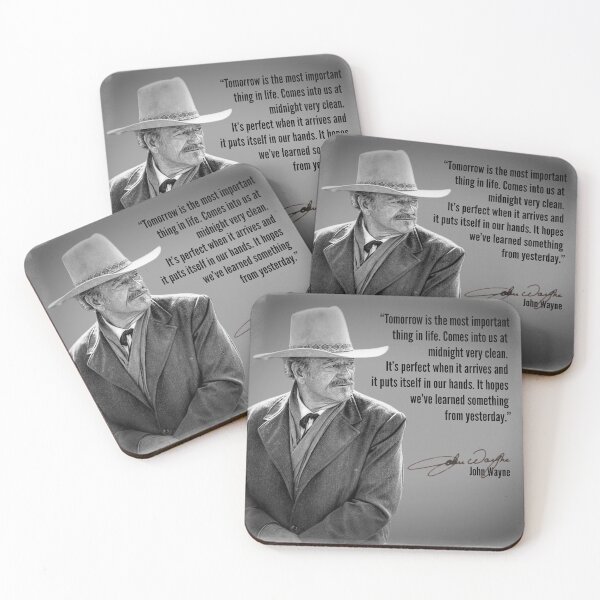 Item preview, John Wayne "Tomorrow" designed and sold by RalfDavid74.
