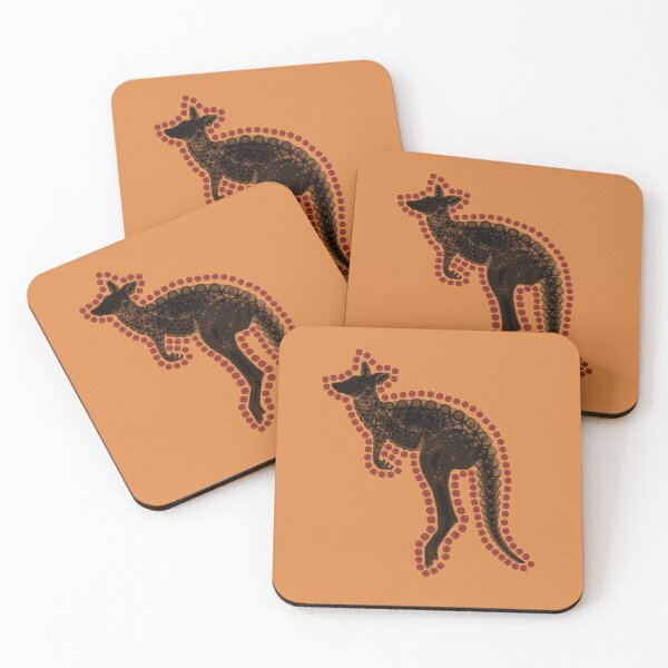Item preview, Spirograph Kangaroo silhouette designed and sold by RachelEDesigns.