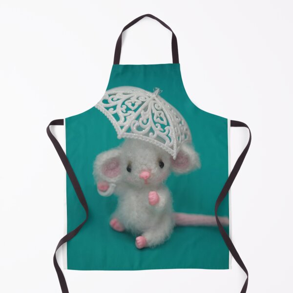 Item preview, WhIte cute fluffy mouse toy designed and sold by olena2552.