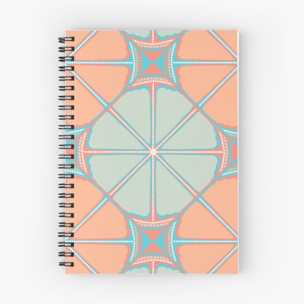 Item preview, Retro Citrus Sunset on Sea Dot Mandala Geo Tile designed and sold by Triplicate Limited.