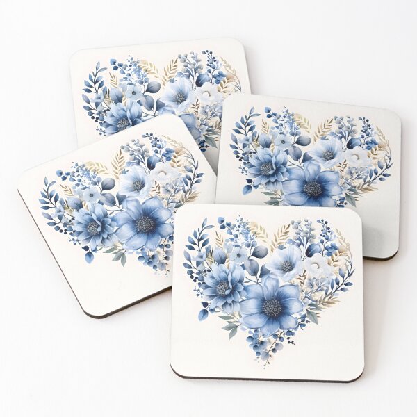 Item preview, winter flower arrangement in the shape of a heart designed and sold by dcrc.