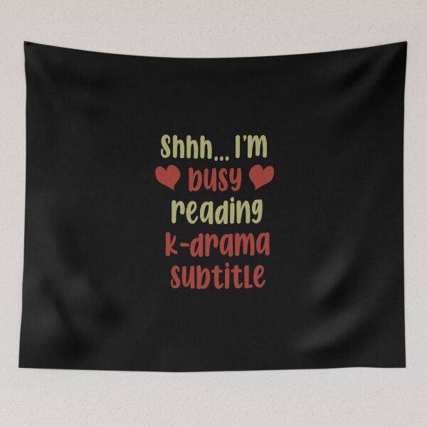 Item preview, Reading k-drama subtitle designed and sold by AyushkaAgarwal.