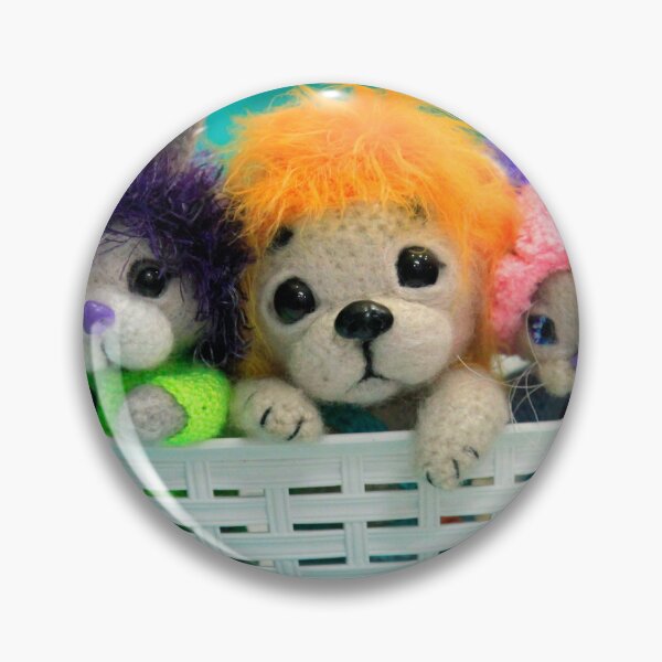 Item preview, Cute crocheted toys in white basket designed and sold by olena2552.