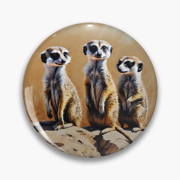 Item preview, Meerkats Painting, Safari Animal Collection  designed and sold by Kmcantley.
