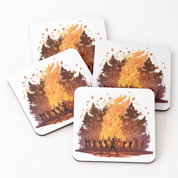 Item preview, Fire dancing in the forest designed and sold by Gilpro Designs.