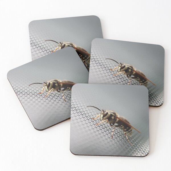 Item preview, Wasp on a Screen designed and sold by LisaNaturePhoto.